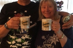 Roger and Ann's Christmas mugshot