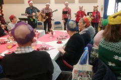 Singing at the North Horsham Friendship Group's Christmas party 2019
